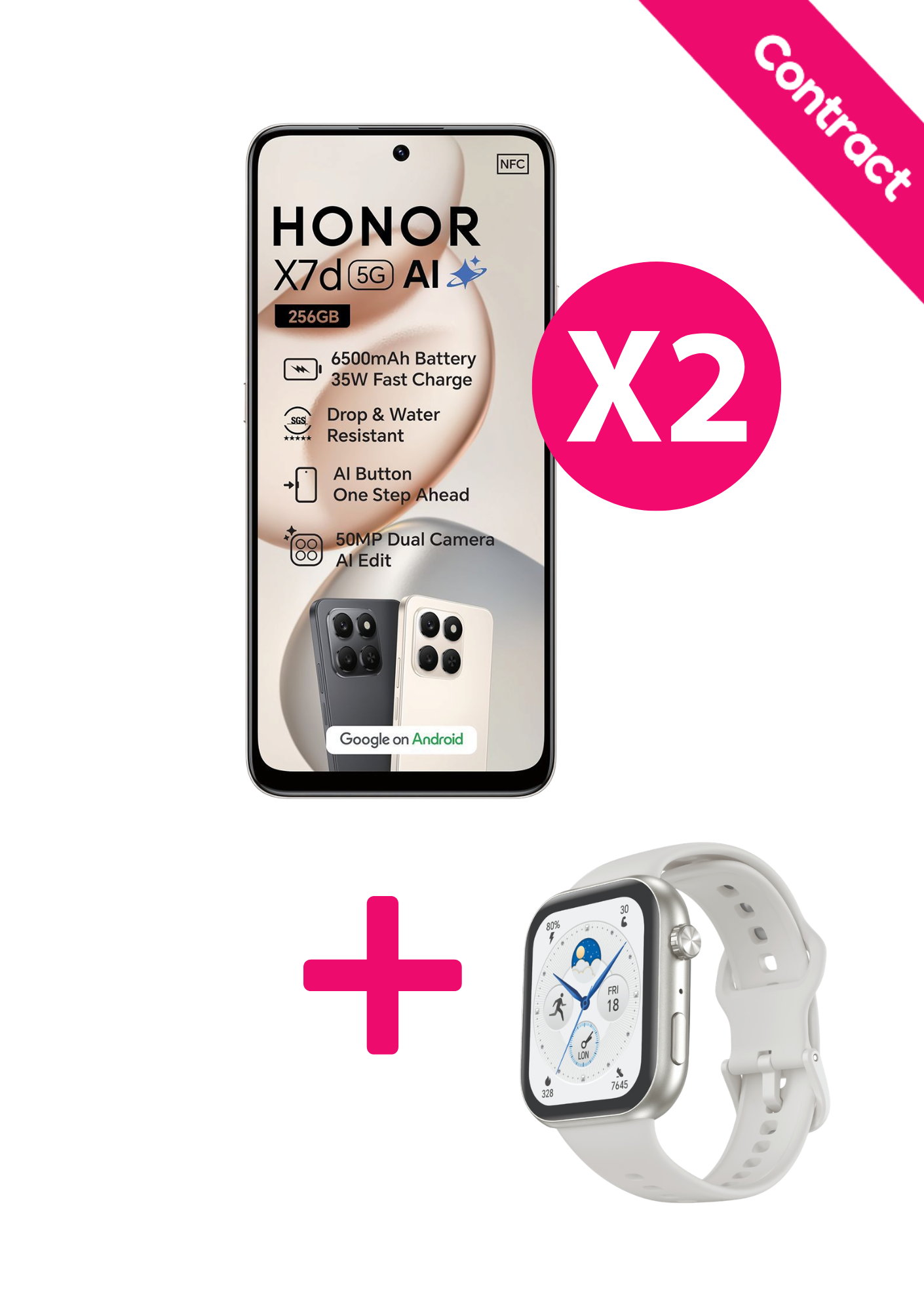 Honor X7d 256GB 5G - Double Deal - VShopper