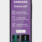 Samsung Galaxy A07s smartphone product photo