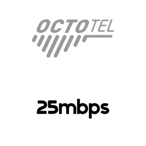 Octotel 25Mbps x 24 Months