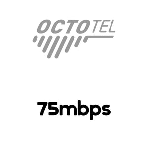 Octotel 75Mbps x 24 Months