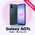 Samsung Galaxy A07s on contract in South Africa, R209 per month