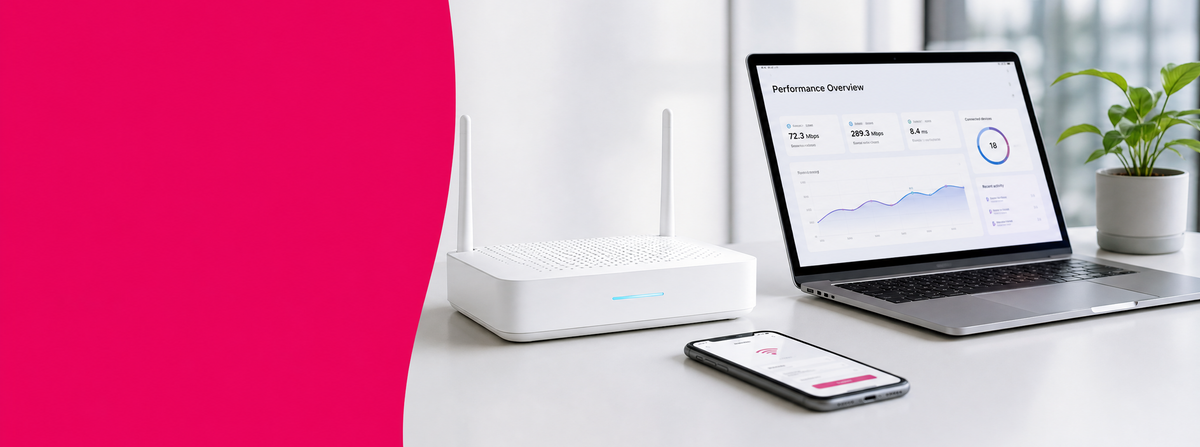 Home and business internet connections - wireless router and devices - vShopper South Africa