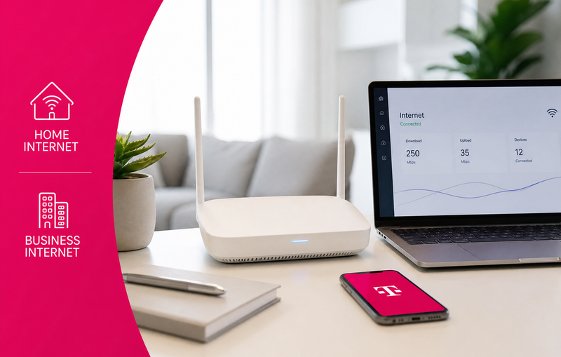 Home and business internet connections - wireless router and devices - vShopper South Africa