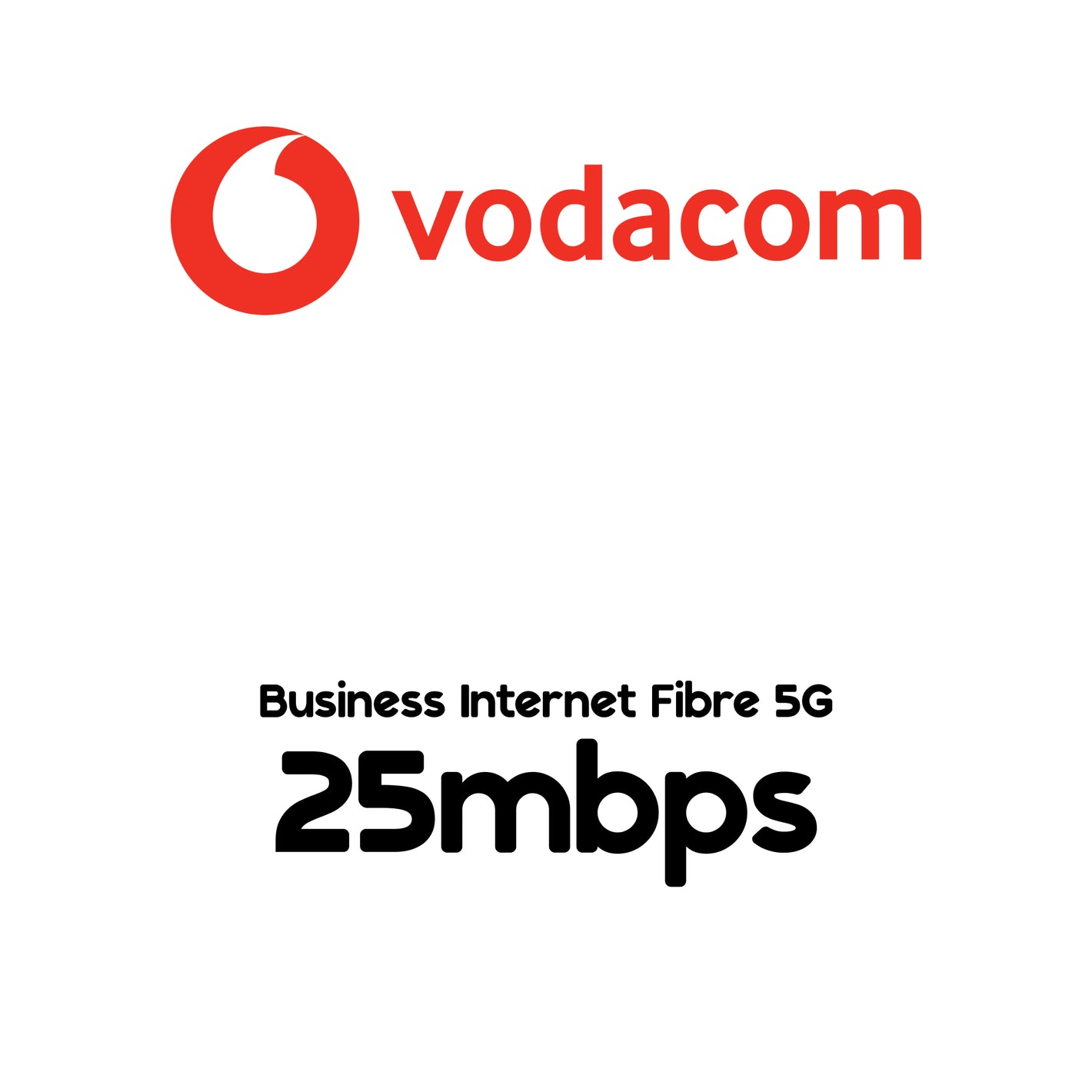 Vodacom Fibre 25MB x 24 Months