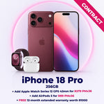 iPhone 18 Pro 256GB on contract in South Africa, R1,299 per month