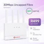 30Mbps Uncapped Fibre (Openserve) - VShopper