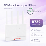 50Mbps Uncapped Fibre (Openserve) - VShopper