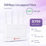 50Mbps Uncapped Fibre (Openserve – Symmetric) - VShopper